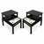 Pair of MCM Ebonized Wood End Tables With “The Tilers” Ceramic Tiles, C. 1960. For Sale - Image 4 of 6