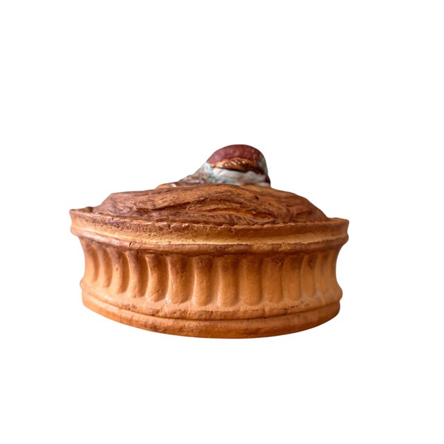 1970s Vintage Pillivuyt Partridge Terrine – French Porcelain Game Bird Pâté Dish – 8.75” For Sale - Image 5 of 8