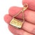 The Louis Vuitton de Monogram 18k Yellow Gold Clutch Purse Charm Pendant is a luxurious and stylish accessory crafted in...