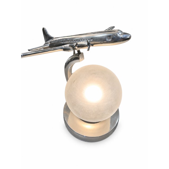 Vintage Eichholtz Airplane Lamp, 1990s For Sale - Image 6 of 11