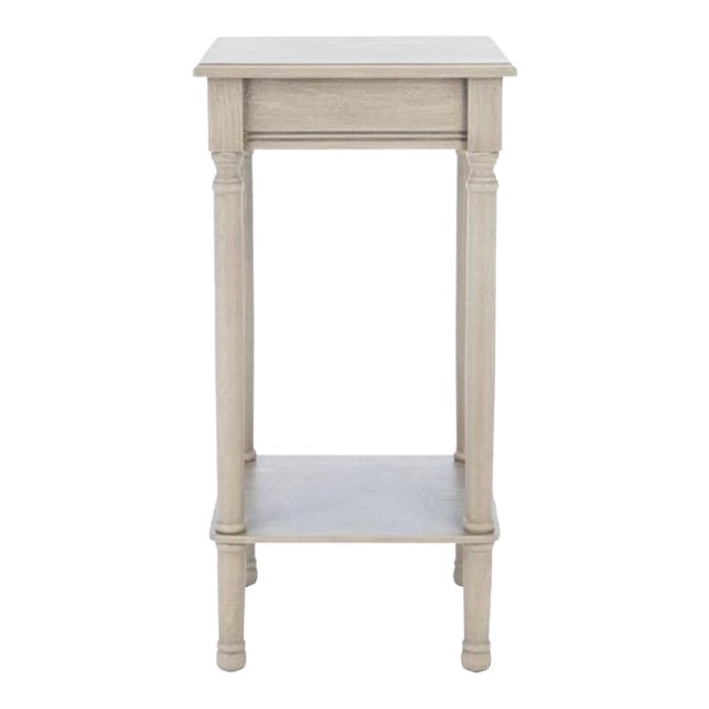 Tinsley Square Accent Table - Greige For Sale
