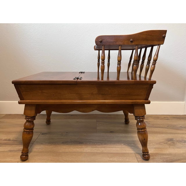 Ethan Allen Vintage Ethan Allen Side Table For Sale - Image 4 of 10