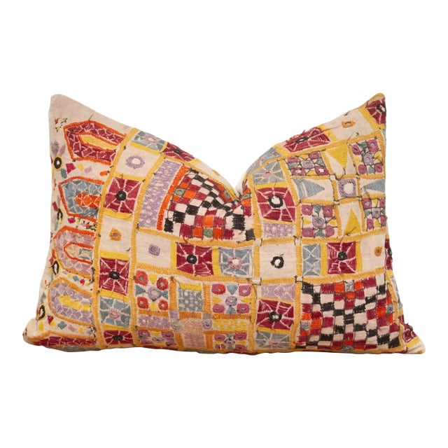 Daya Antique Tribal Grain Sack Pillow For Sale