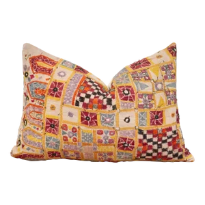 Daya Antique Tribal Grain Sack Pillow