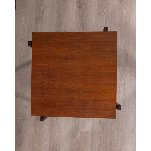 Vintage Italian Wooden Coffee Table, 1960s For Sale - Image 4 of 10