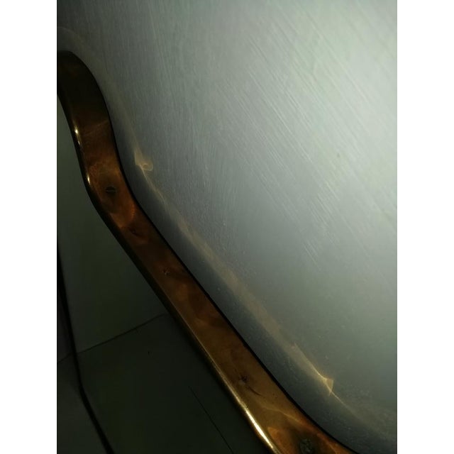 Mirror with Brass Frame, Italy, 1950s For Sale - Image 12 of 14