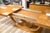 Century Furniture Omni Postmodern Burlwood Lacquered Dining Table With Leaves For Sale - Image 9 of 9