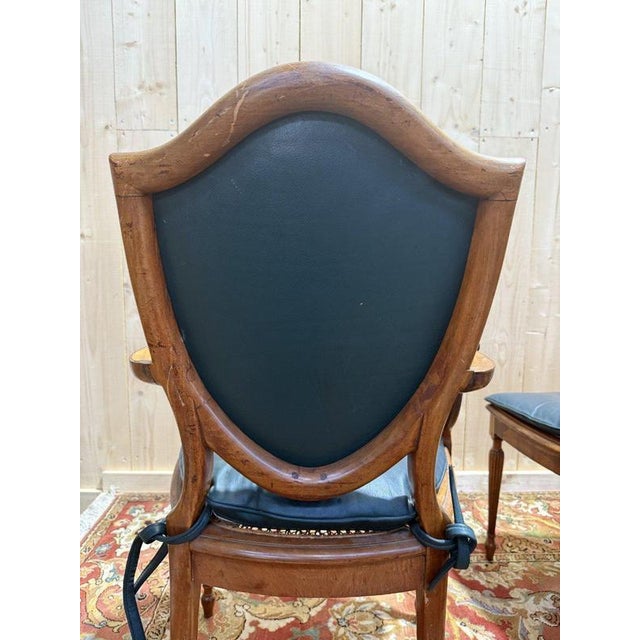Gold English Chairs, Set of 6 For Sale - Image 8 of 9