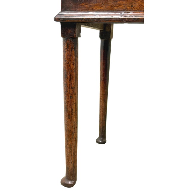 Antique Oak Padfoot Dresser Base, 1740 For Sale - Image 3 of 13
