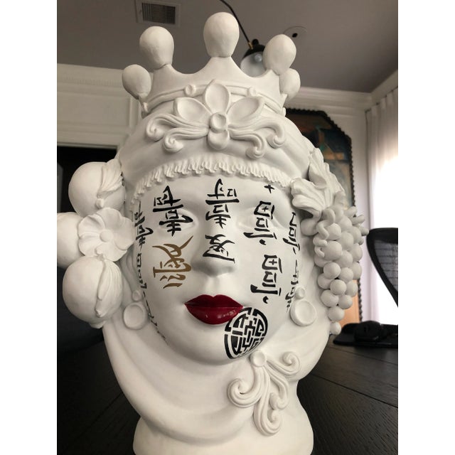 Ceramic Contemporary Ceramic Vase by Artist Stefanie Boemhi For Sale - Image 7 of 11