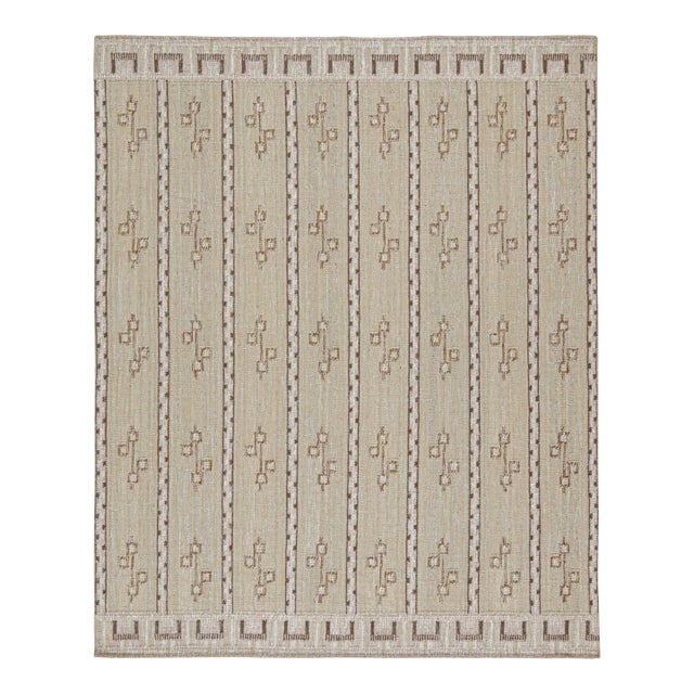 Selby Rug by Celerie Kemble for Chairish in Beige, Blush & Brown, 5'x8' For Sale