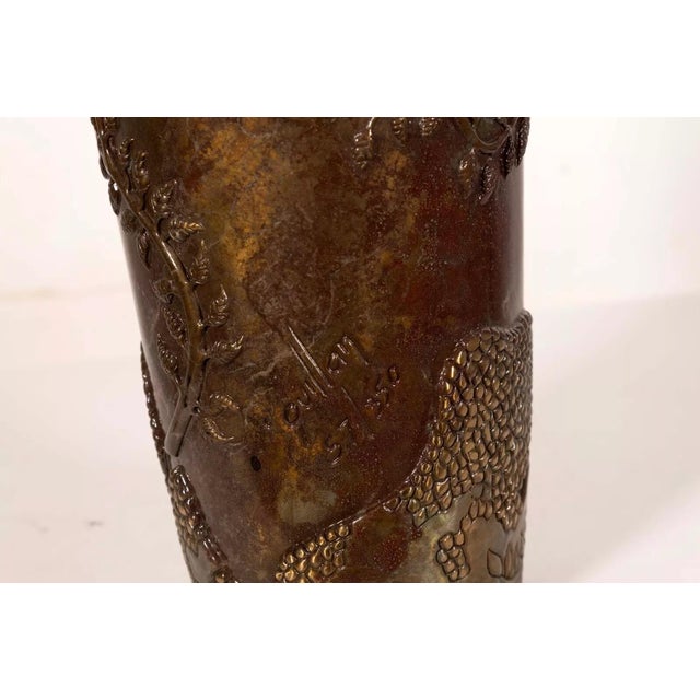 Metal Joseph Quillian Mystic Encounter Signed Contemporary Studio Bronze Sculpture For Sale - Image 7 of 9