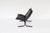 Mid-Century Modern Vintage Siesta Low Back Lounge Chair Attributed to Ingmar Relling in Black Leather For Sale - Image 3 of 8