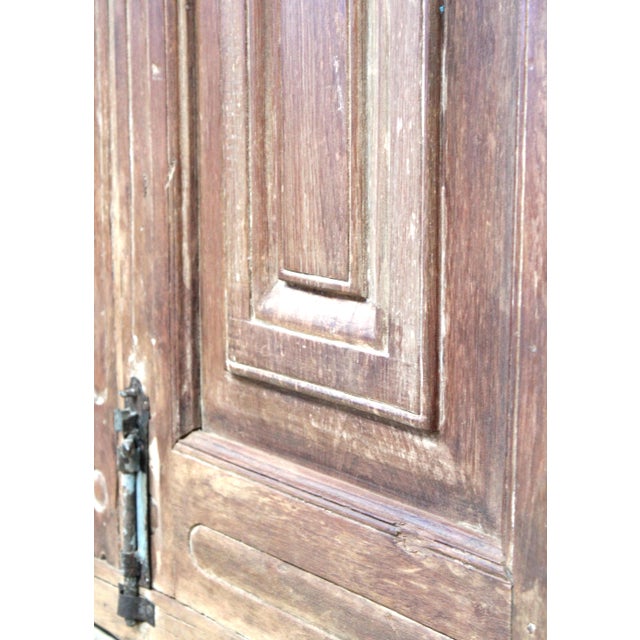 Transom Door Scalloped Cut Outs Mirrored For Sale - Image 11 of 12