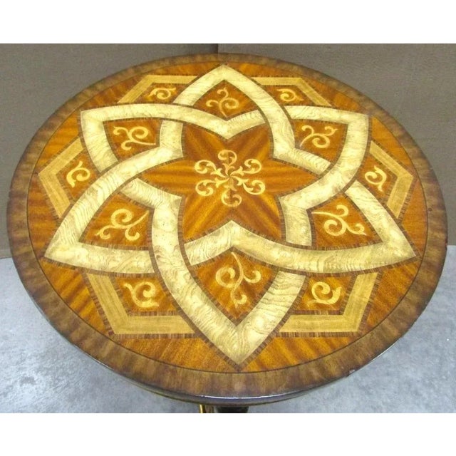 Maitland - Smith Maitland-Smith Egyptian Revival Dining Table With Winged Creatures Claw Feet 1980s For Sale - Image 4 of 18