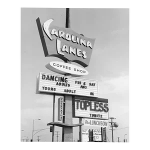 1967 Carolina Lanes Coffee Shop Strip Club Photograph by Don Ware