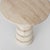 Travertine Layered Cone Side Table by Kiwano Concept For Sale - Image 4 of 6