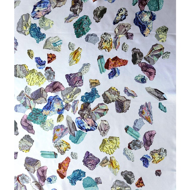 Contemporary HERMÈS MINÉRAUX Silk Scarf designed by Grygkar Hugo 1984 For Sale - Image 3 of 11