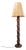 Vintage Brutalist Floor Lamp in Pine from Temde, 1960s For Sale