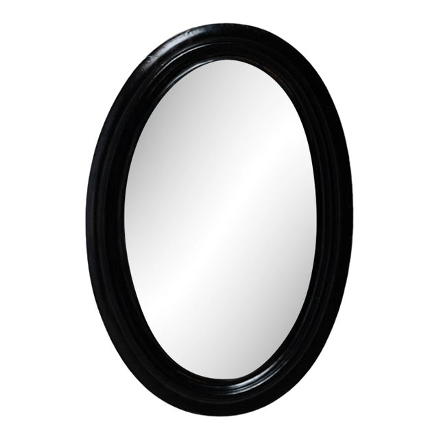 Mid-Century Extra Large Convex Witch Mirror For Sale