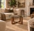 Mid 20th Century Mid Century Modern Oak Wood Coffee Table For Sale - Image 5 of 15