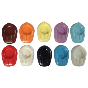 Unique Colored Bakelite Ashtrays from Škoda Car Manufacturer, 1959, Set of 10