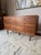 Vintage Mid Century MCM Walnut 6-Drawer Dresser With White Laminate Top For Sale - Image 4 of 13