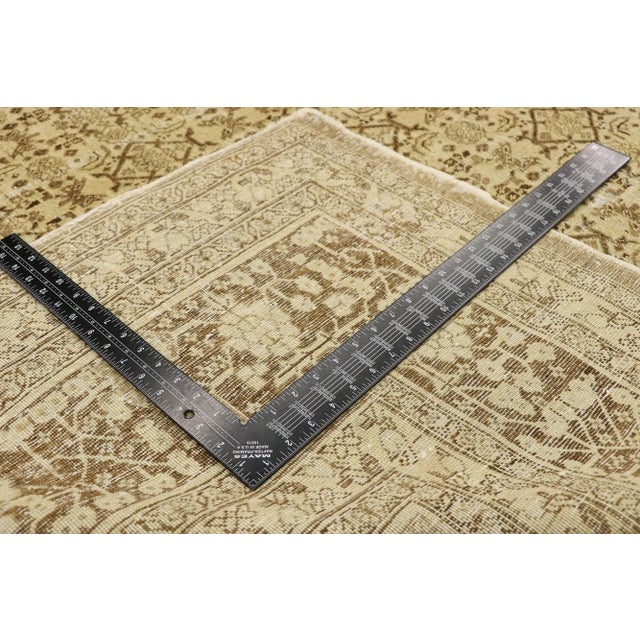 Textile Antique Persian Tabriz Rug - 09'00 X 12'00 For Sale - Image 7 of 11