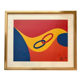 1974 Alexander Calder “Friendship” Flying Colors Collection Lithograph For Sale