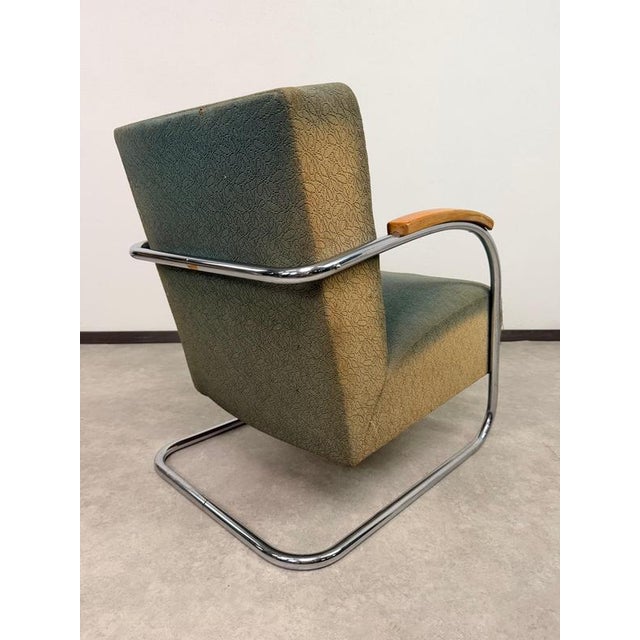 Wood Bauhaus Model FN21 Famos Cantilever Armchair by Anton Lorenz for Mücke, 1970s For Sale - Image 7 of 8