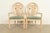 Henredon Modern Art Deco Carved Oak Armchairs, Pair For Sale - Image 16 of 16