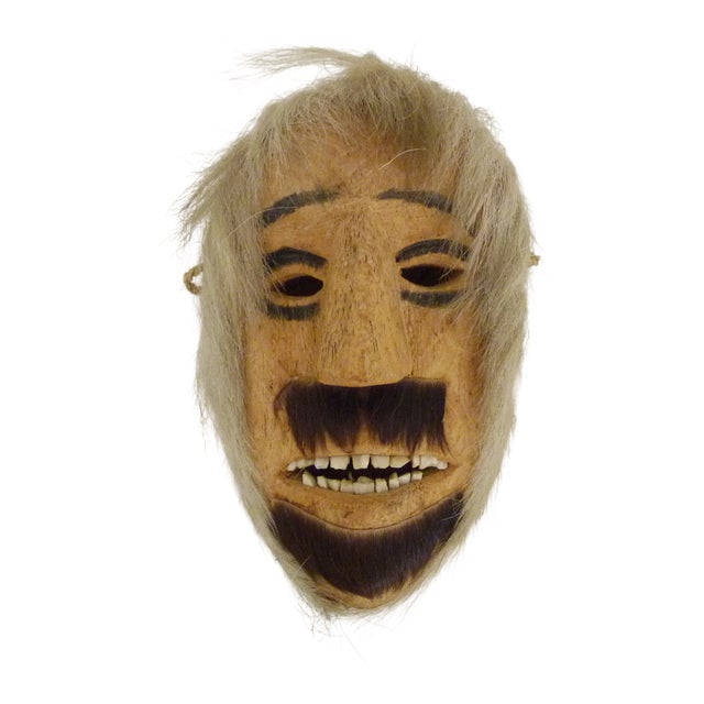 Vintage Swiss Carnival Mask, 1970s For Sale