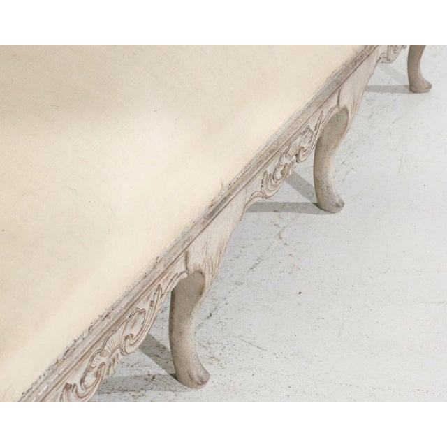 Textile Vintage Rococo Swedish Sofa For Sale - Image 7 of 8