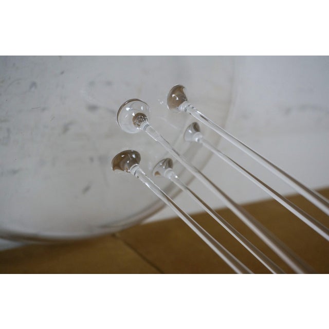 Transparent Late 20th Century Rosenthal German Crystal Glass Centerpiece Pedestal Bowl Compote Riser For Sale - Image 8 of 12