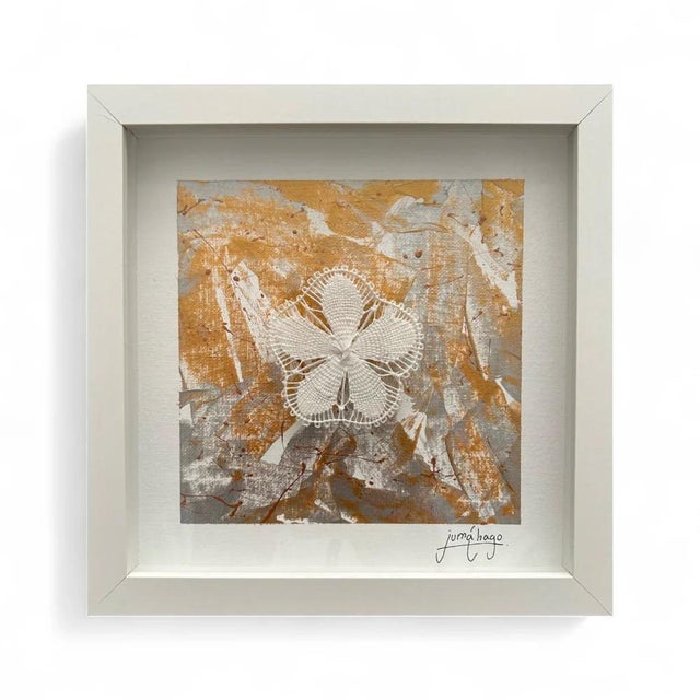 Contemporary Guarani Bloom - Nanduti Series - Marcelo Chaparro, New York For Sale - Image 3 of 3