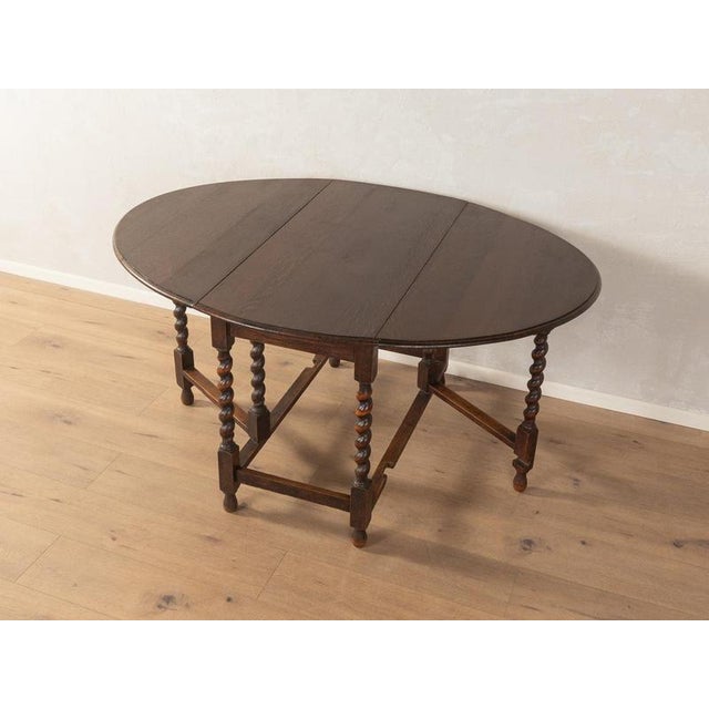 1920s German Gateleg Table, 1920s For Sale - Image 5 of 12