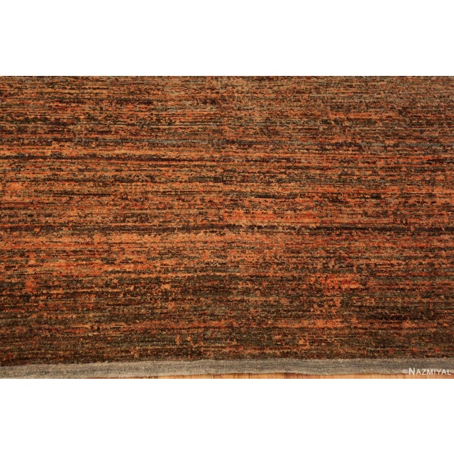 Textile Modern Abstract Transitional Wabi Sabi Rug For Sale - Image 7 of 7
