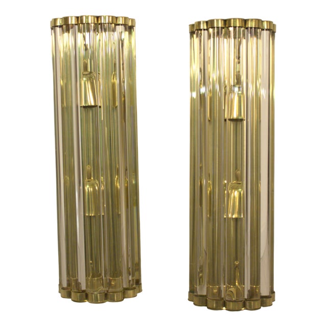 Murano Wall Sconces by Murano for Murano, Set of 2 For Sale