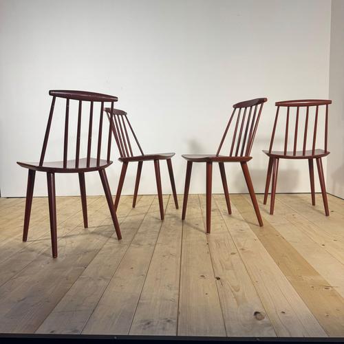 Vintage Chairs from FDB Furniture, 1960s, Set of 4 For Sale - Image 6 of 9