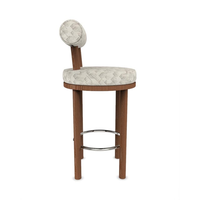 Contemporary modern moca bar chair in fabric by studio rig for collector studio a chair that mixes both modern and...