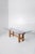 Tan Table attributed to Carlo Scarpa with Glass Top attributed to Carlo Scarpa, 1960s For Sale - Image 8 of 8