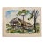 Henry Emil Salloch Original Watercolor on Paper Old Rustic Barn, 1949. For Sale