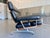 Eames 20003 3-Seat Sofa by Ray and Charles Eames in Teak W/ Black Leather For Sale - Image 4 of 13