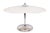 Art Deco German Chrome Table Lamp with Oval Glass Shade, 1980 For Sale - Image 11 of 11