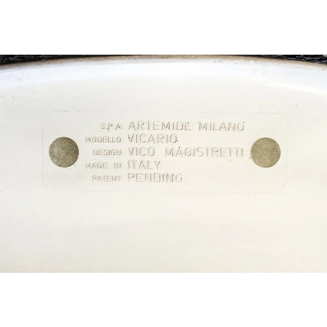 Set of Vicario Armchairs by Vico Magistretti for Artemide, 1970s For Sale - Image 6 of 9