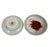 Rose Antique Chinese Famille Rose Porcelain Seal Paste Box (Or Ink / Rouge Box) For Sale - Image 8 of 9