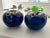 Vintage Blue and Amber Glass Apple Shaped Bookends, a Pair For Sale - Image 9 of 9