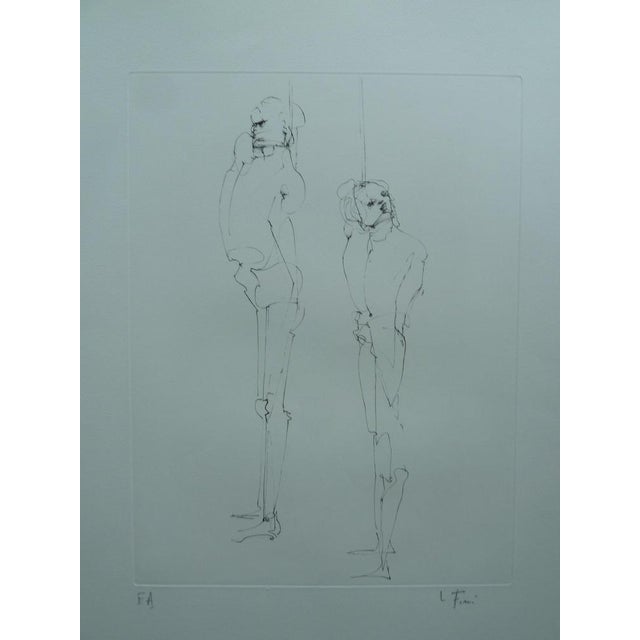 Léonor Fini, Deux pendus, Etching For Sale - Image 5 of 5