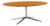 Florence Knoll Mid Century Walnut and Chrome Dining Table For Sale