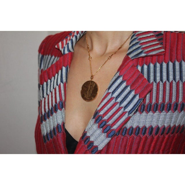 Rose Vintage Genuine American Usa Dollar Coin Rose Gold Vermeil Sterling Silver Horse For Sale - Image 8 of 8